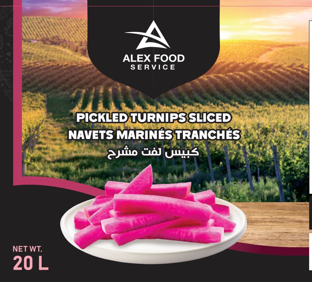 Turnips Grocery Code Pickled Turnips (Diced or Strips) – Alex Food Service